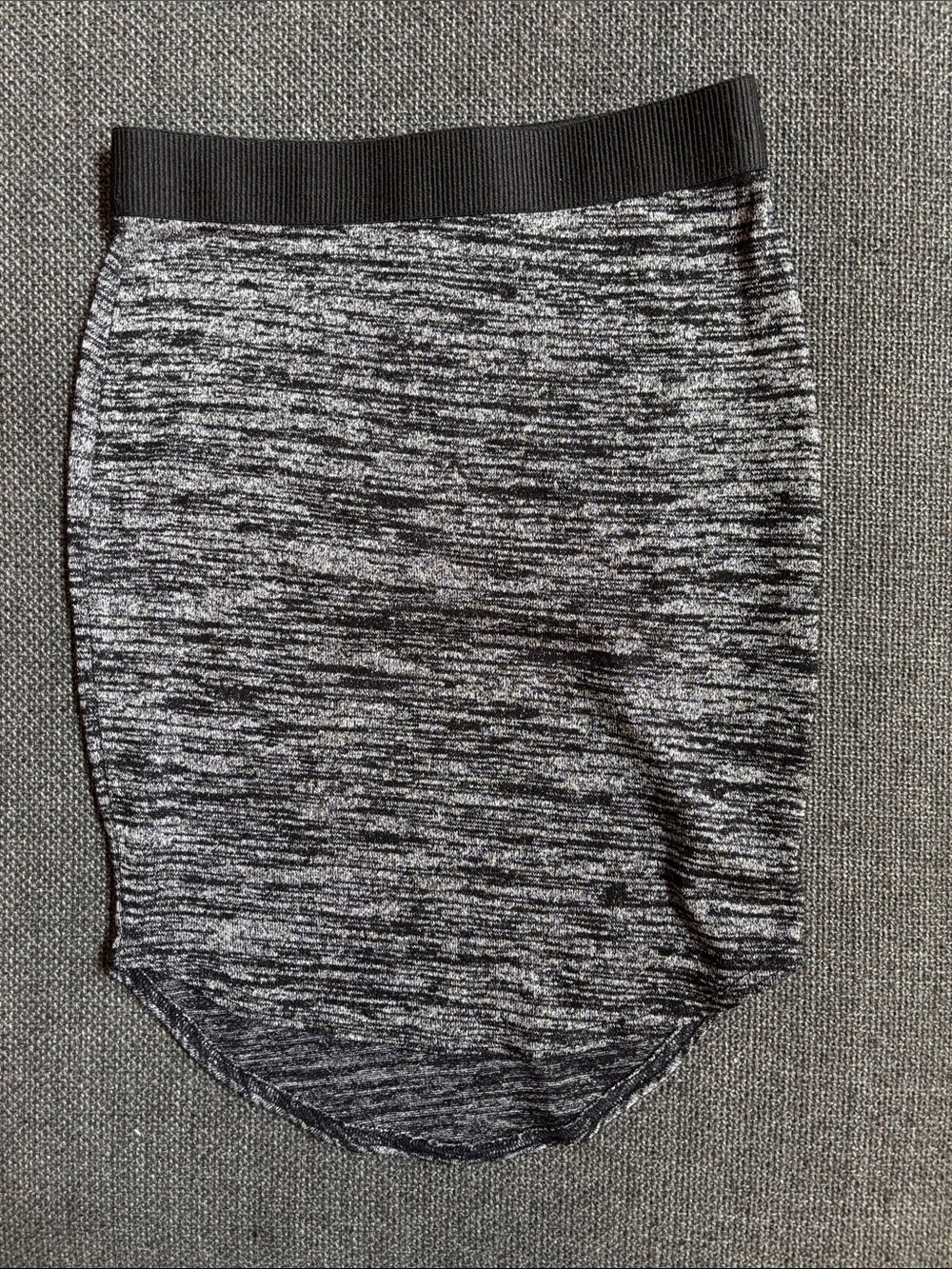 Wilfred Free Black & Gray Knit Skirt
